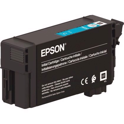Epson T40C2 Cyan - 26 ml blækpatron - Epson SureColor SC-T3100, SC-T3100N, SC-T5100, SC-T5100N
